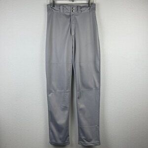 Wilson Baseball Pants Mens Size M Classic Relaxed Fit Elastic Waist Sports Gray